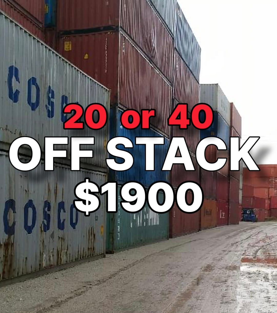20 or 40 USED OFF STACK SALE – Image 1