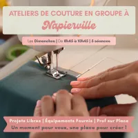 Napierville | Cours de couture niveau débutant – Image 1