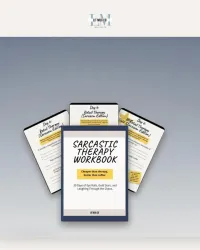 sarcastic therapy workbook - 30 Days of Snarky Fun – Image 1