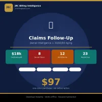 Claims Follow-Up Dashboard – Image 1