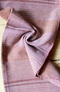 Petalo Gris Mexican Artisan Rebozo  – Image 1