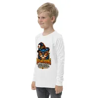 “You Don’t Scare Me” Youth Long Sleeve Tee — BOOMERBING AFTER DARK™ – Image 4