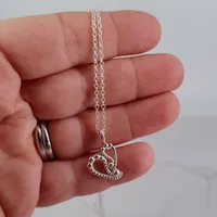 Silver Paisley Heart Pendant – Image 2