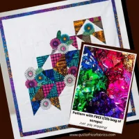 Breathing Room — Modern African Wax Print Quilt Pattern (5 Sizes, Beginner-Friendly PDF) – Image 2