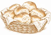 House Made Dinner Rolls (½ dozen) – Image 1