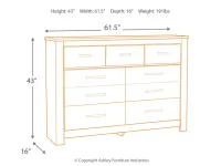 Bellaby 7 Drawer Dresser -B331-31 – Image 8
