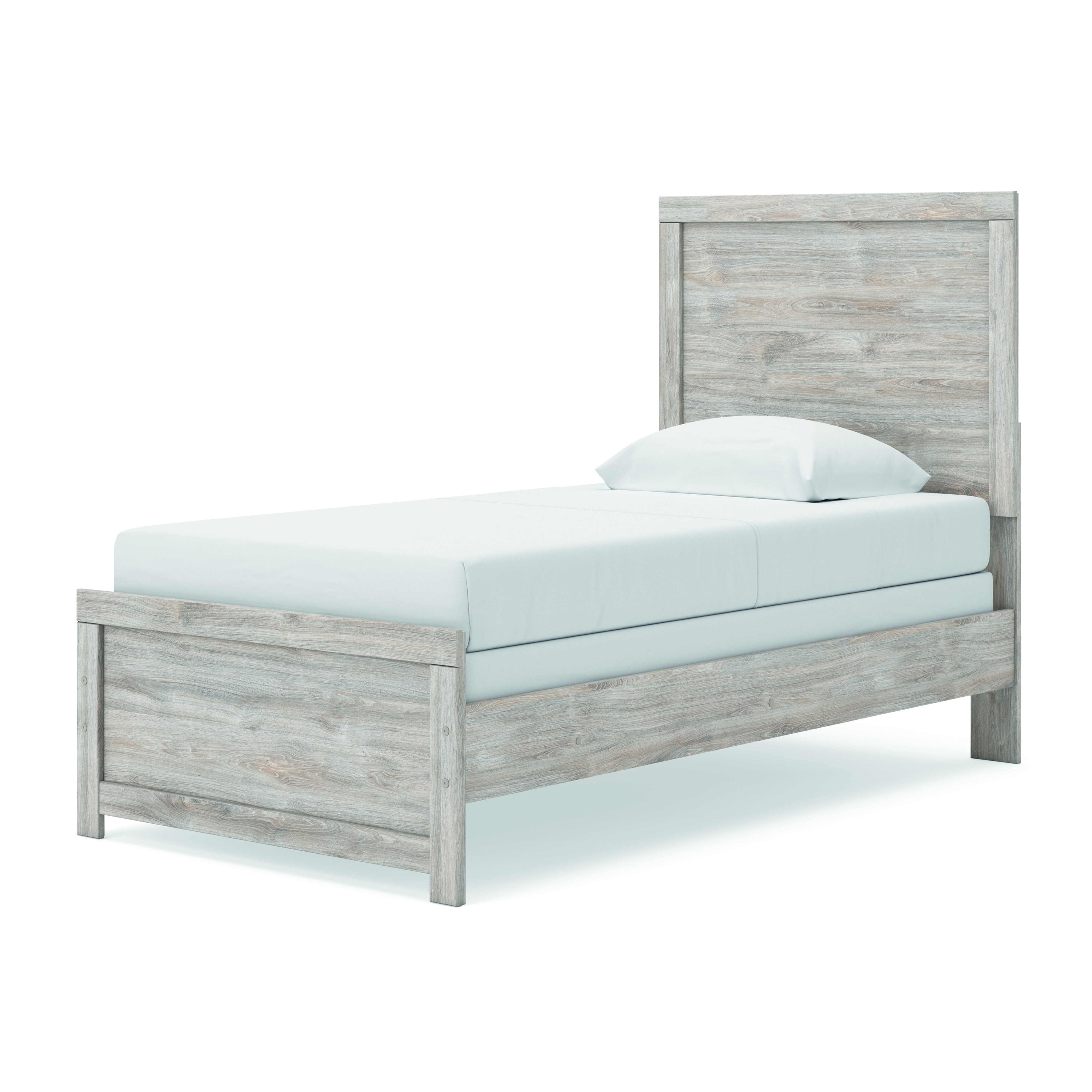 Broachmyn Panel Bed – Twin/Gray -PCB1120B8 
