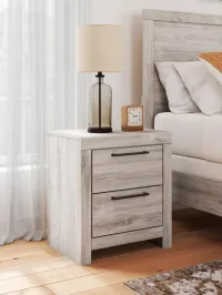 Broachmyn Two Drawer Night Stand – Gray -PCB1120-92 