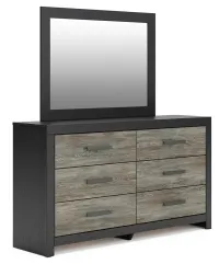 Broachmyn Dresser and Mirror – Black -PCB1118B1