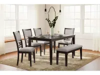 Langwest Dining Room Table Set (6/CN) D422-325 – Image 2