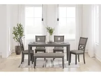 Wrenning Dining Room Table Set (6/CN) -D425-325 – Image 3