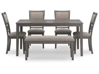 Wrenning Dining Room Table Set (6/CN) -D425-325 – Image 2