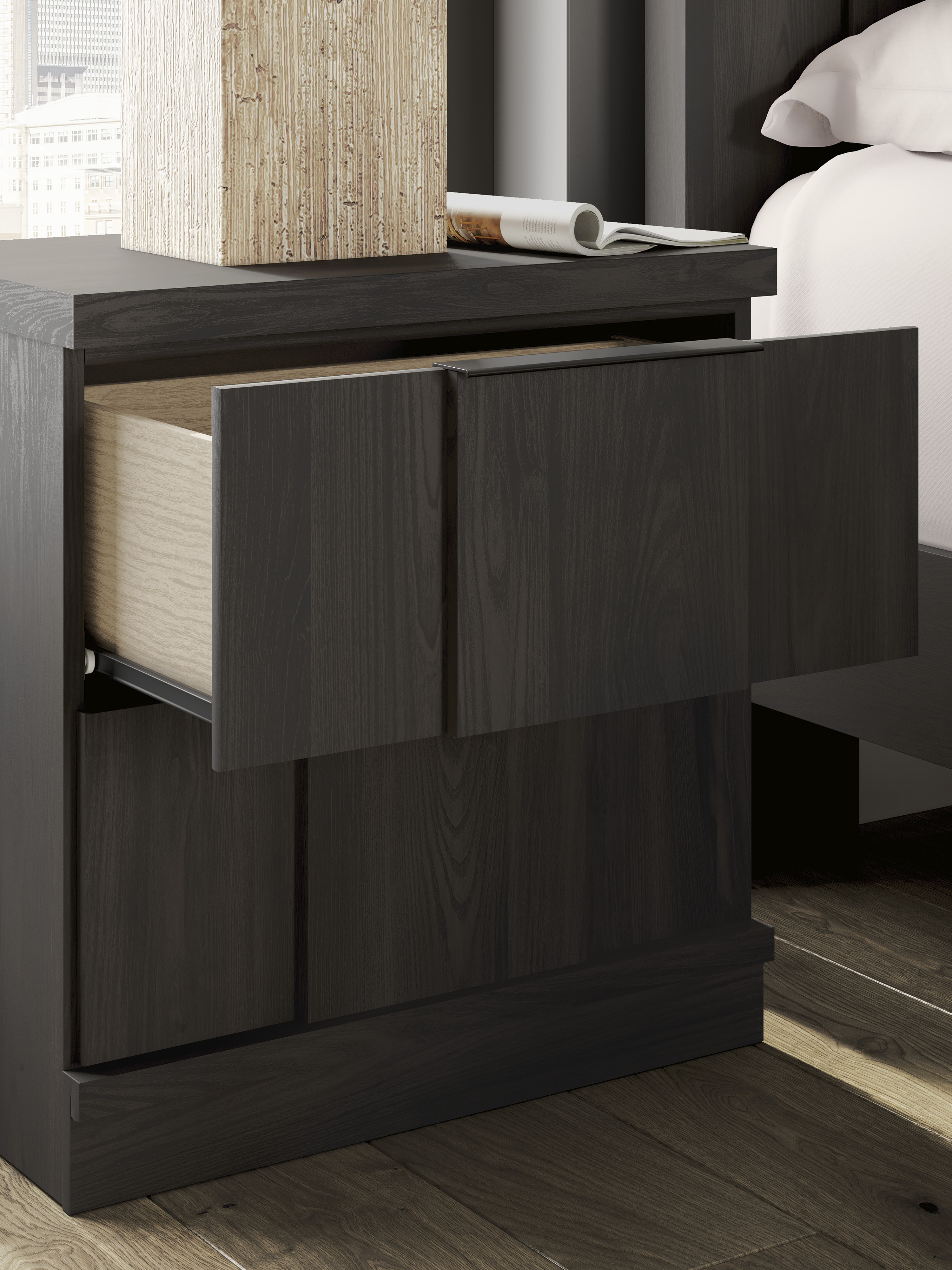 Shaehartin Two Drawer Night Stand- PCB3167-92 – Image 2