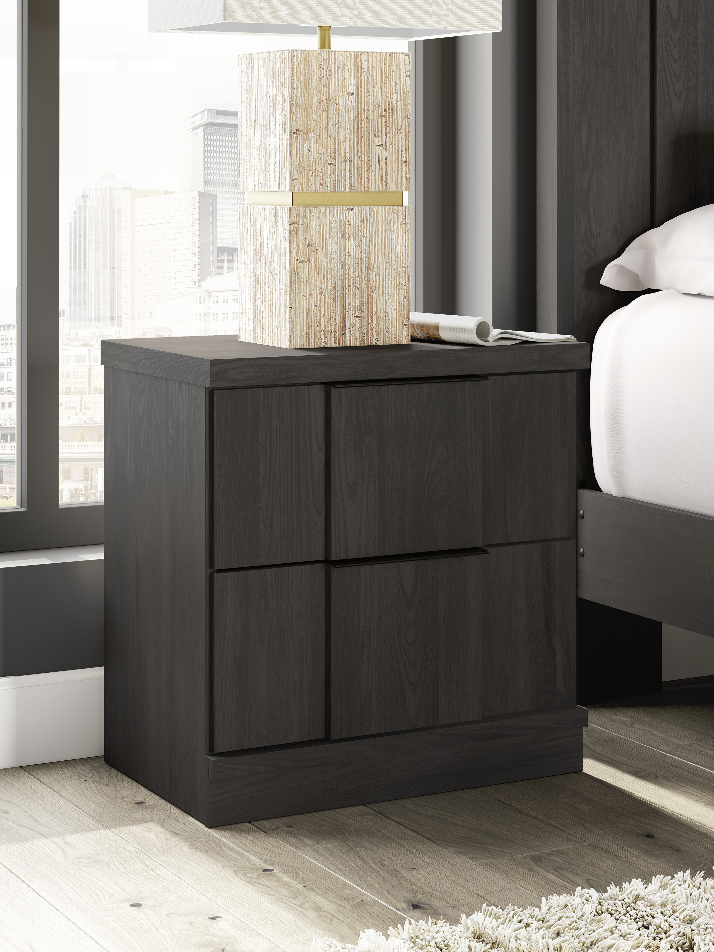 Shaehartin Two Drawer Night Stand- PCB3167-92 – Image 1