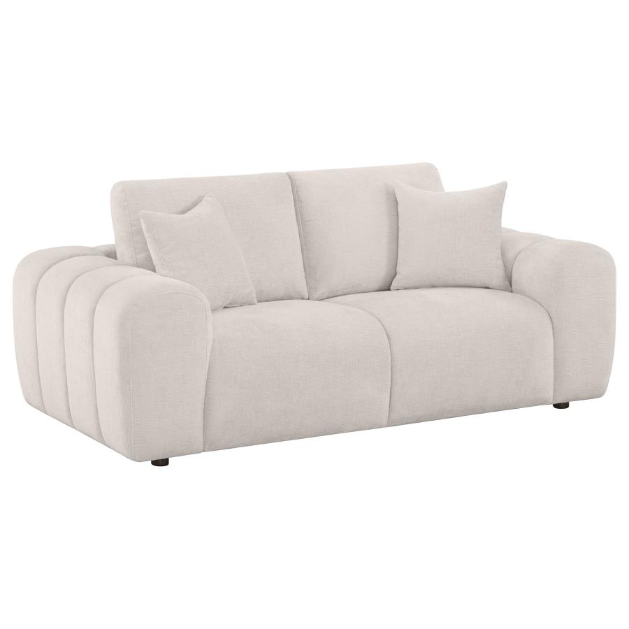 Burnett Wide Arm Loveseat – Ivory- 504956