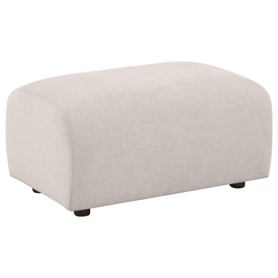 Burnett Ottoman – Ivory- 504958