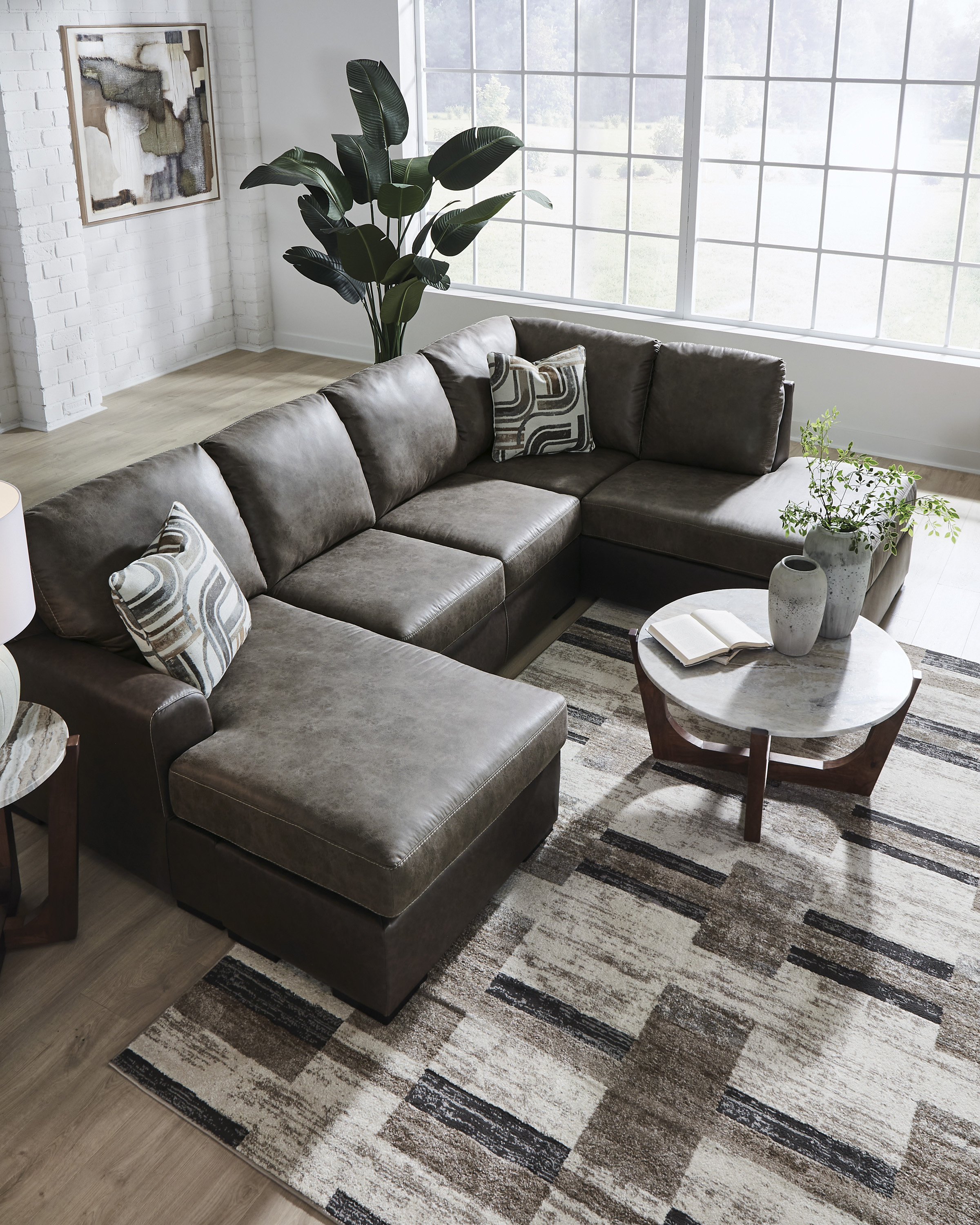     Castille Way 2-Piece Sleeper Sectional with Chaise- PC62703S4 – Image 2