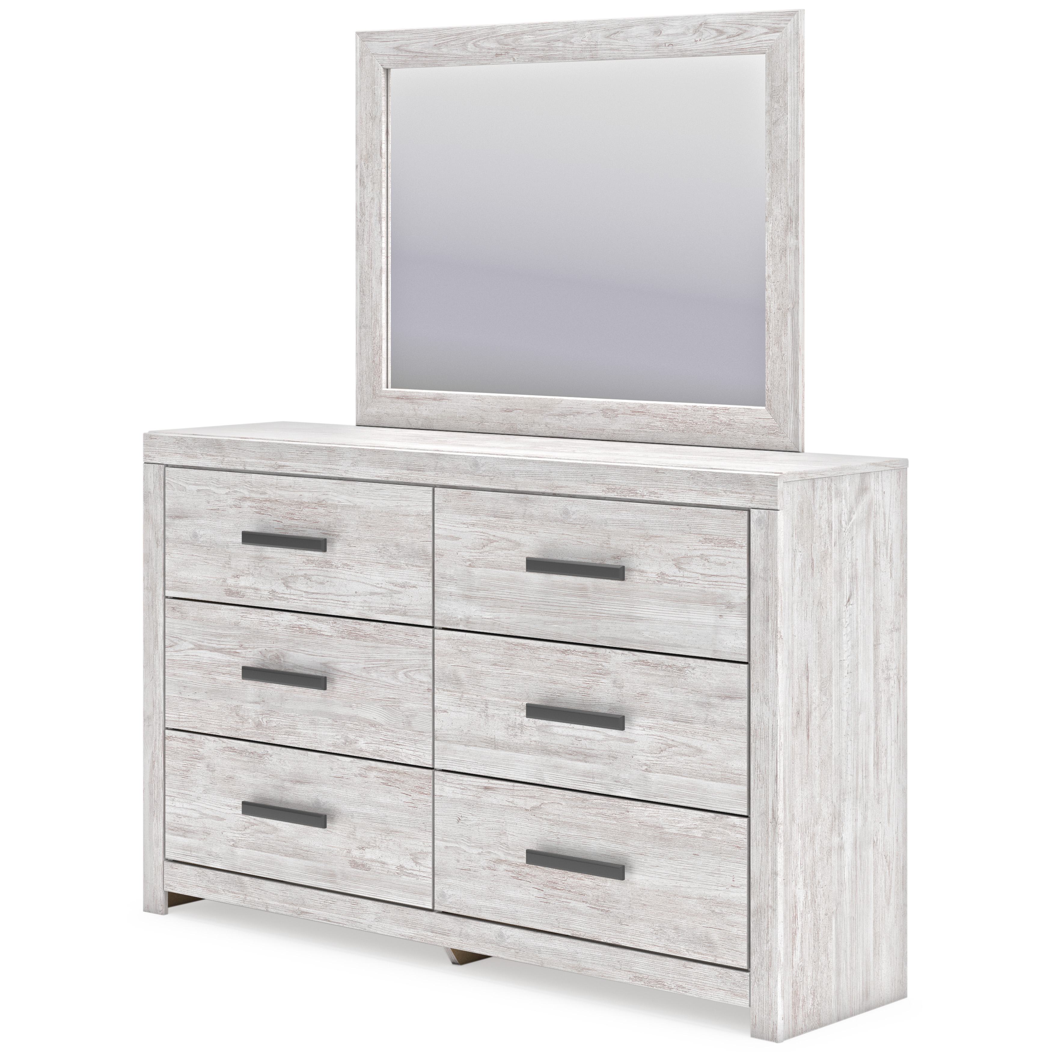 Cayboni King Panel Bed, Dresser, Mirror, Chest and Nightstand – Image 2