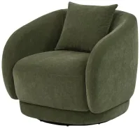 Arnaud Chenille Upholstered Swivel Accent Chair- 902487 – Image 2