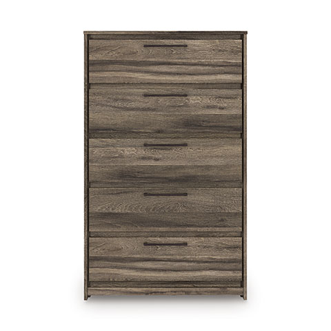 Baystorm Five Drawer Chest – Brown