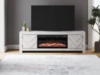Cayboni 71" TV Stand with Electric Fireplace – Image 3