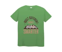 Built Different Moved Smarter  Green T-Shirt – Image 1