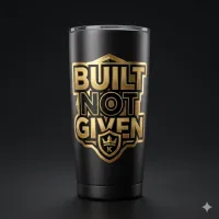 Built Not Given Insulated Tumbler – Image 1
