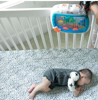 Baby Aquarium SootBaby Aquarium Soother Crher Crib Toy with Remote Control Music Lights & Melodies Sleep Aid  Short Description – Image 2