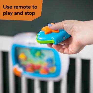Baby Aquarium SootBaby Aquarium Soother Crher Crib Toy with Remote Control Music Lights & Melodies Sleep Aid  Short Description – Image 5