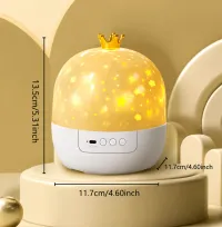 360° Ocean & Star Night Light Projector USB Jellyfish Galaxy Lamp for Kids Room – Image 7