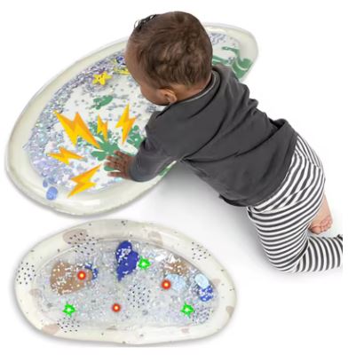Baby Water Play Mat Inflatable Tummy Time Activity Sensory Playmat for Crawling & Development – Image 1