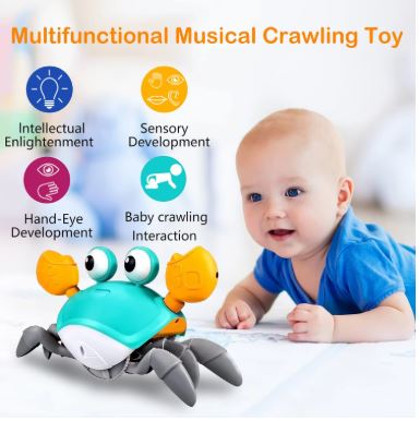 Interactive Musical Crawling Crab Toy Electric Escape Crab for Babies & Toddlers – Image 6