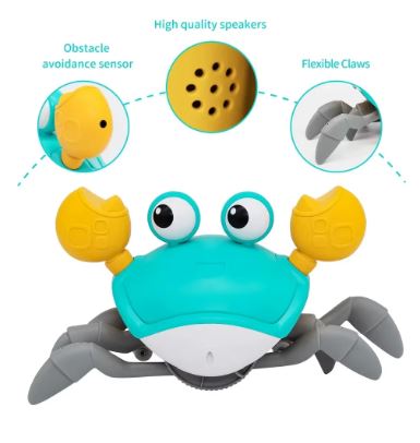 Interactive Musical Crawling Crab Toy Electric Escape Crab for Babies & Toddlers – Image 3