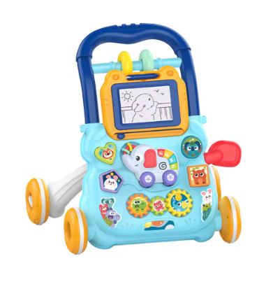 Baby Push Walker Toy with Music & Drawing Board Multifunction Learning Activity Walker for Toddlers – Image 9