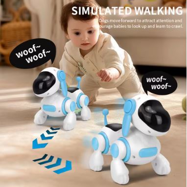 Interactive Robotic Dog Walking Toy with Lights Music & Sound for Kids – Image 5