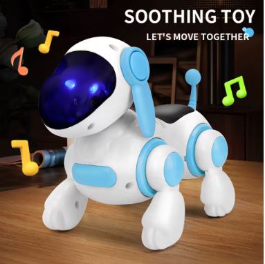 Interactive Robotic Dog Walking Toy with Lights Music & Sound for Kids – Image 3
