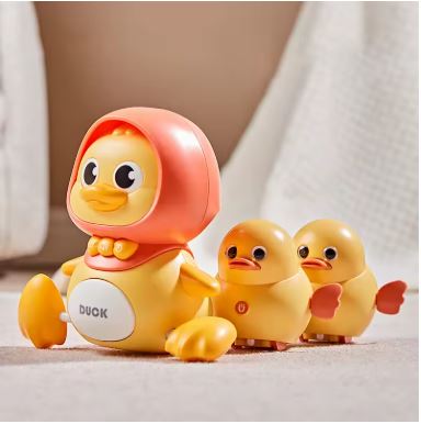 Interactive Musical Duck Crawling Toy with Lights & Music for Babies – Image 3
