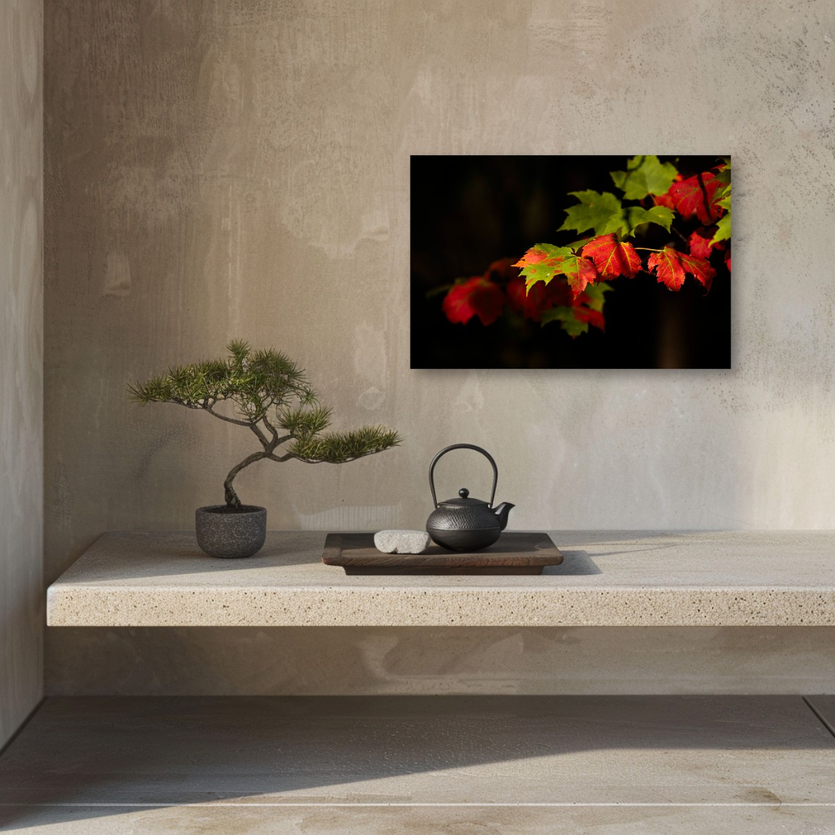 Isolated Autumn Maple Leaf Branch – Image 5