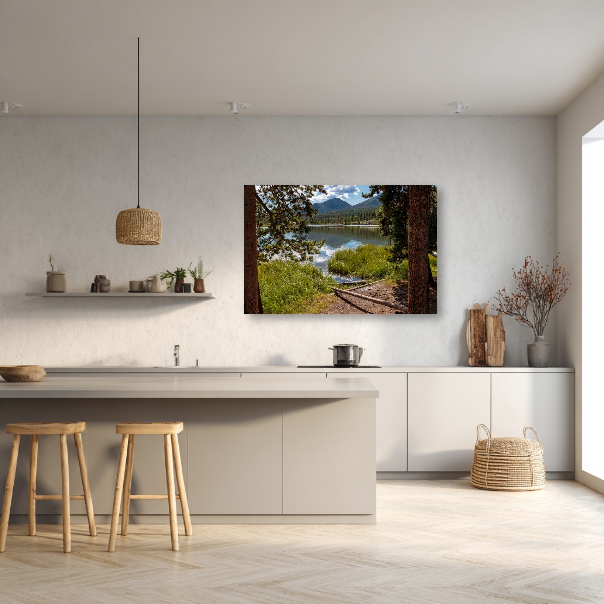 Rocky Mountain Lake View – Image 2