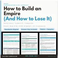 WH-ROM-001 How to Build an Empire (And How to Lose It) – Image 1