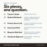 Climate Systems: Evaluating Human Impacts & Mitigation Solutions | Earth Science Unit Pack | Grades 9–12 | Standards-Aligned – Image 3