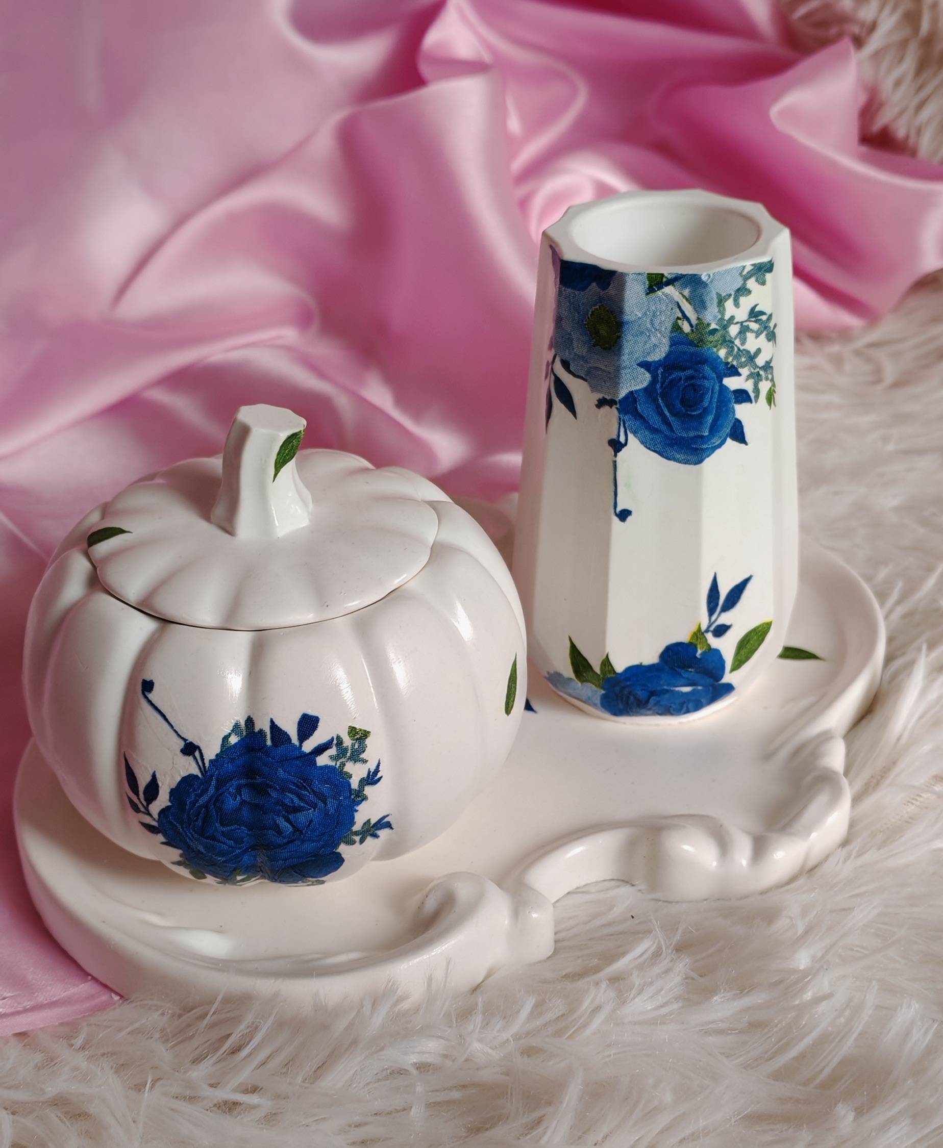 Pumpkin Showpiece Combo Set -- Modern Home Decor – Image 1