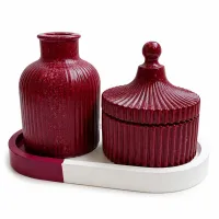 Jewelry box, Small Flower Vase and Try – Image 4