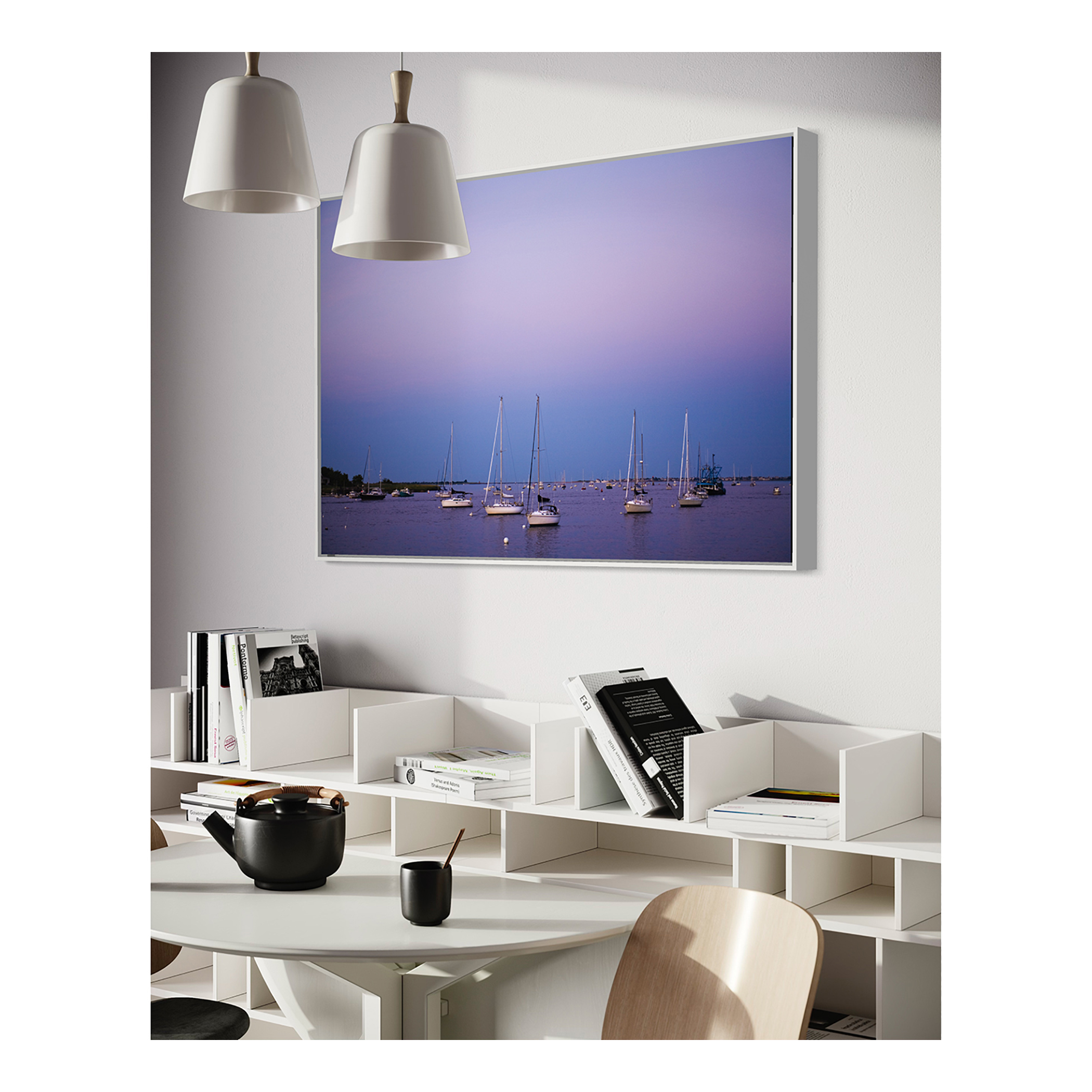 NEWBURYPORT HARBOR – Sunset, Merrimack River, Newburyport, MA – full frame print – Image 2