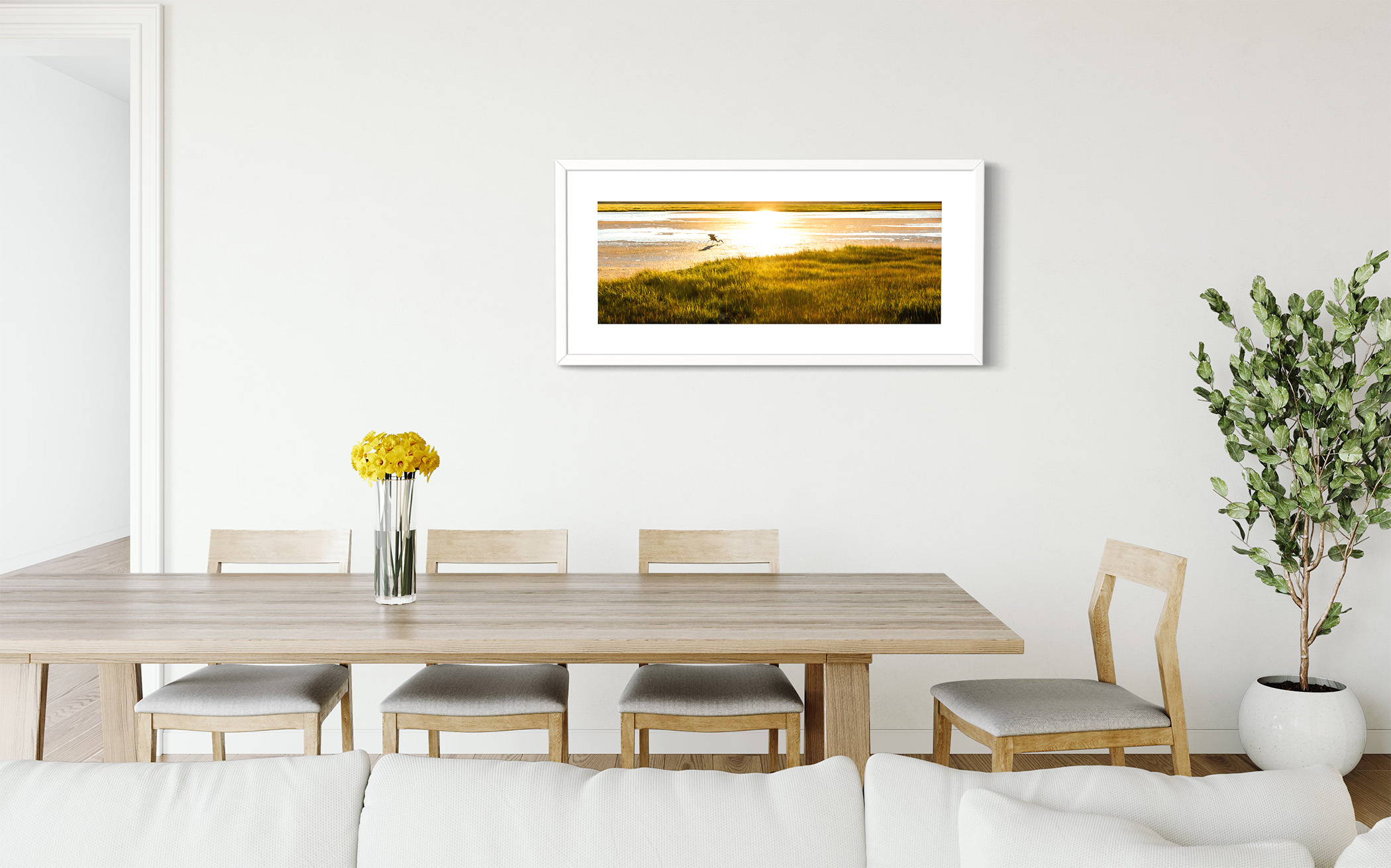 SALT PANNES HERON — Sunset, Plum Island, Newbury, MA – Image 4