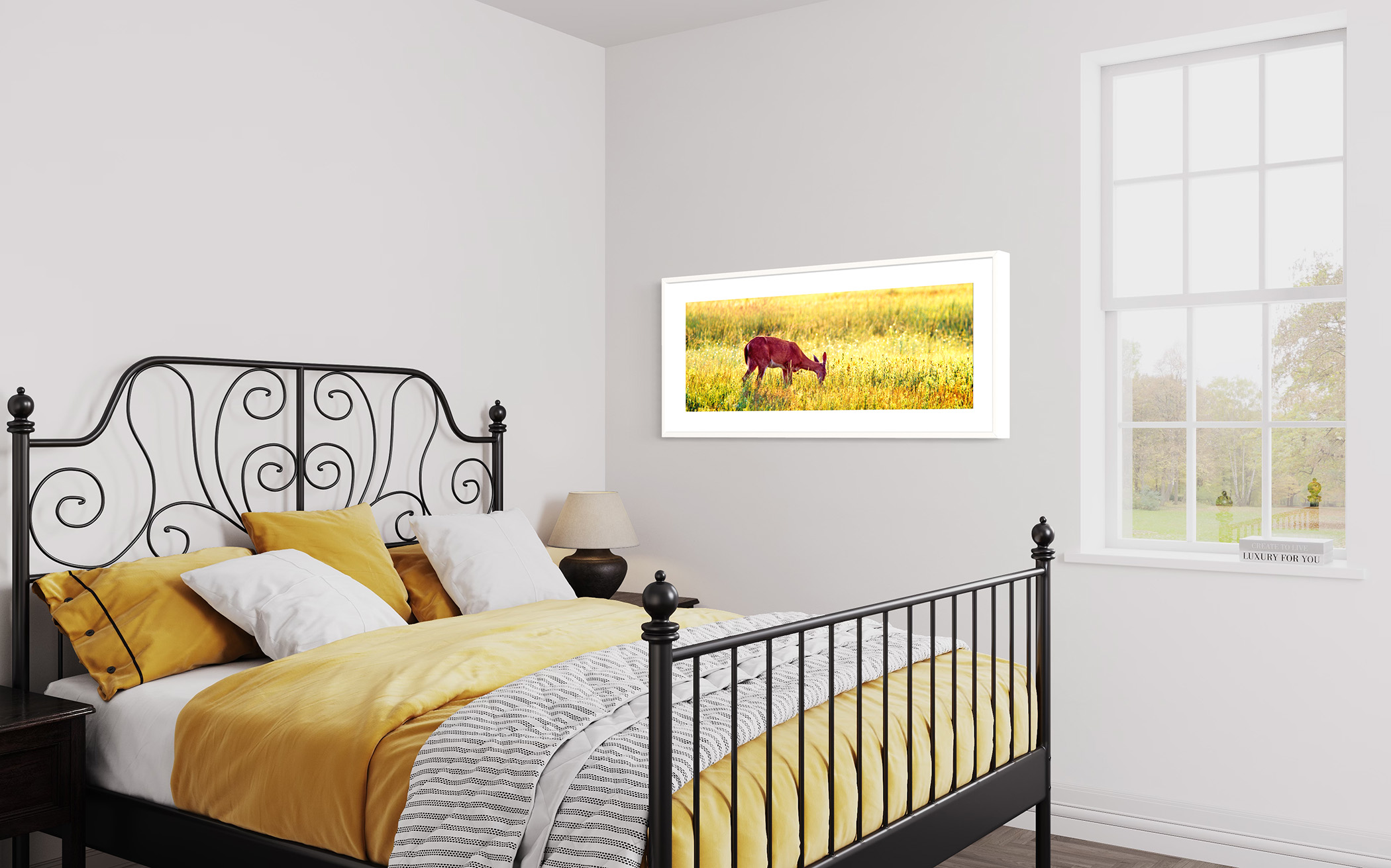 WHITE-TAILED DEER — Sunset, Plum Island, Newbury, MA – Image 3