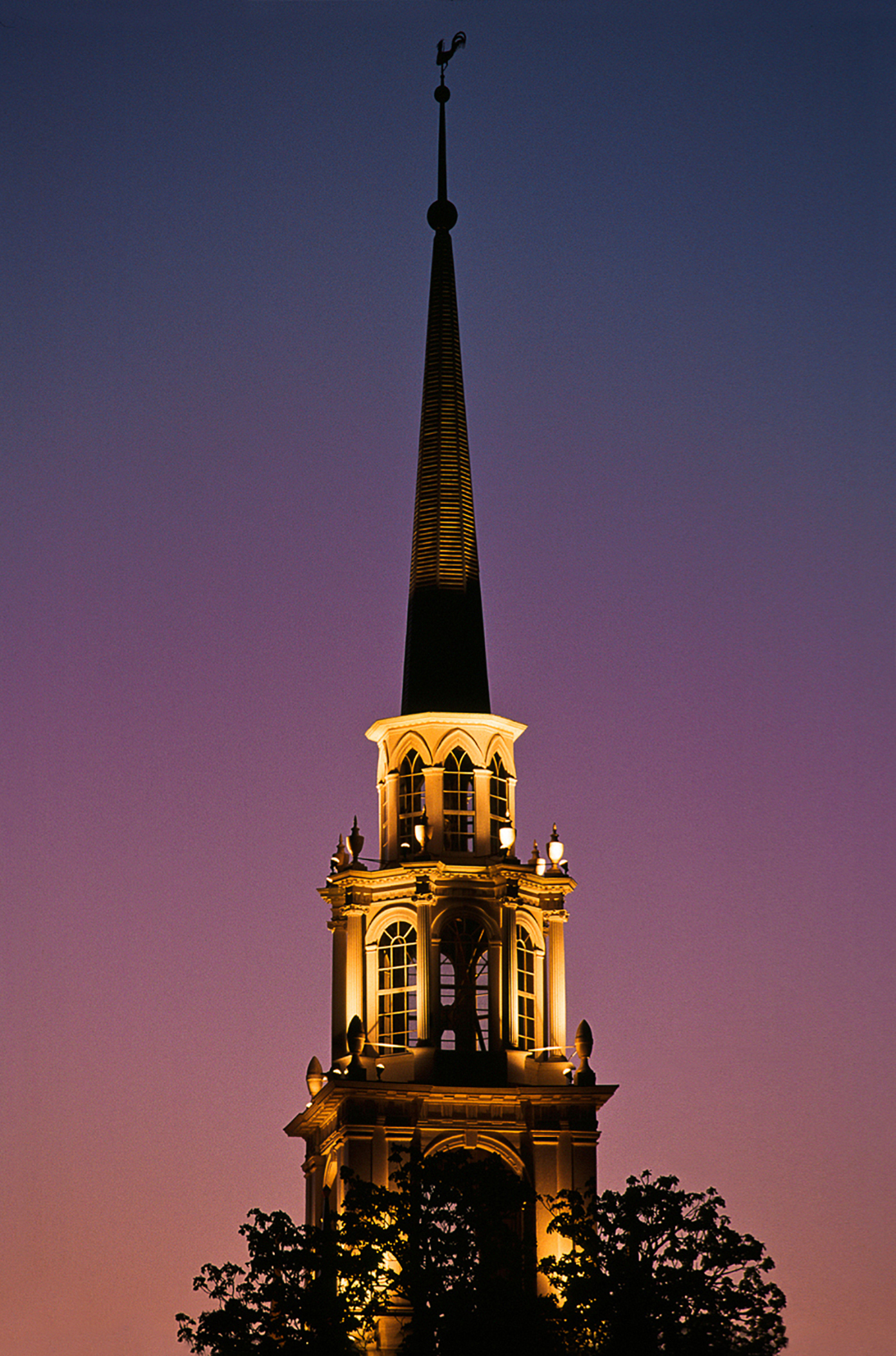 FIRST UNITARIAN CHURCH - Sunset, Newburyport, Ma – Image 1