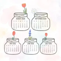 2026 Stack Up Calendar Floral – Image 3