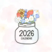 2026 Stack Up Calendar Floral – Image 1