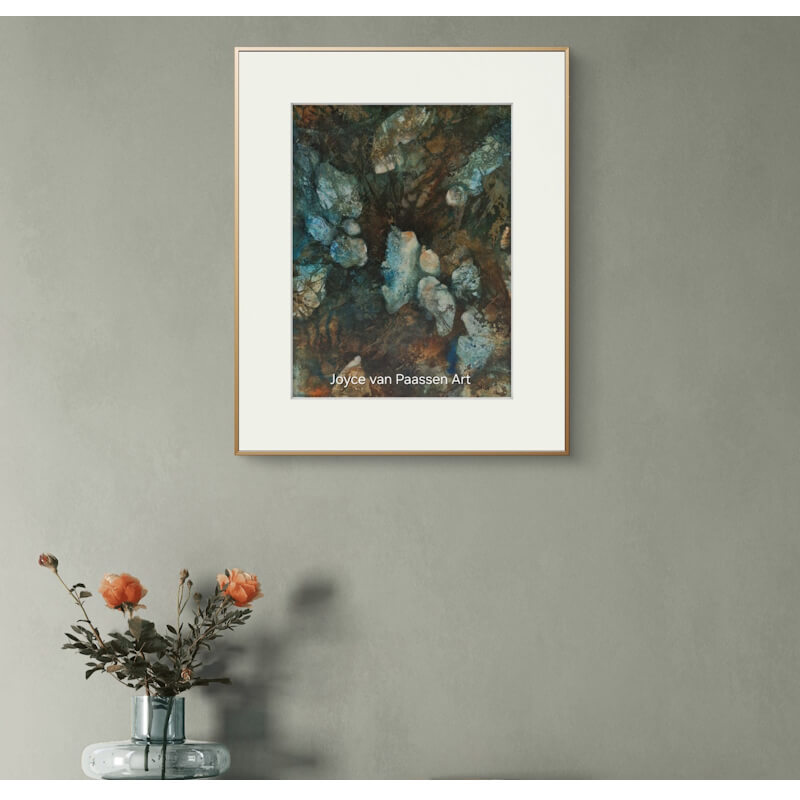 Rocks & Stones – Acrylinkt op papier – Afbeelding 2